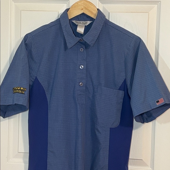 Waffle House Vintage Shirt, uniform blue, medium - Picture 2 of 5